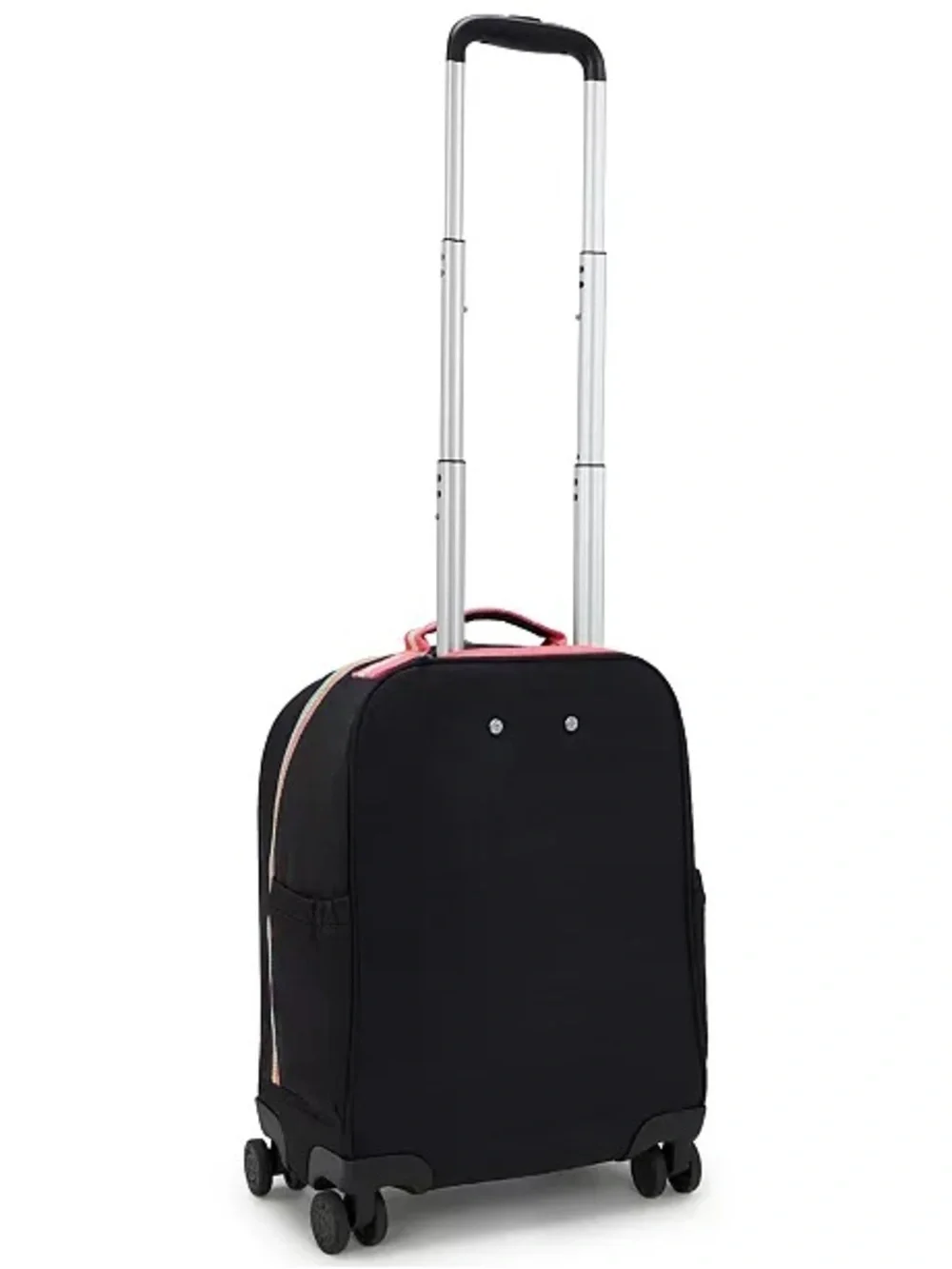 Kipling❤️🔥 Mese Rolling Backpack Black Rolling Suitcase Rainbow Zipper Accents